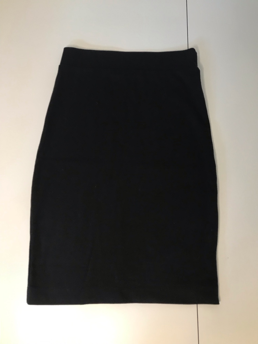 Black pencil skirt